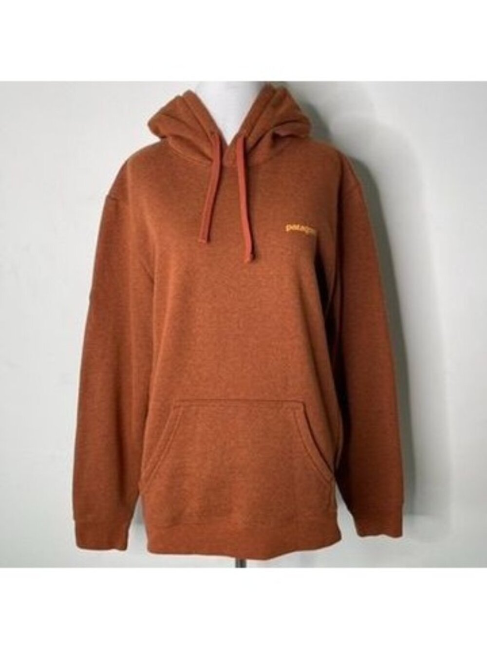 Patagonia Fitz Roy Icon Uprisal Hoodie Rust Brown Mens Small Womens Medium